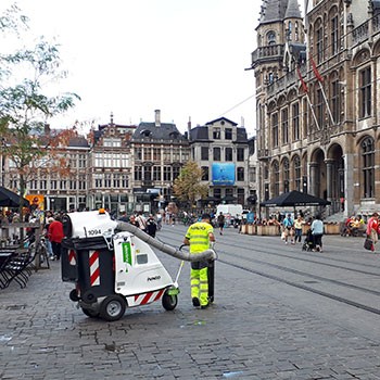 Glutton® delivers the benefits of cleanliness in historic centres.