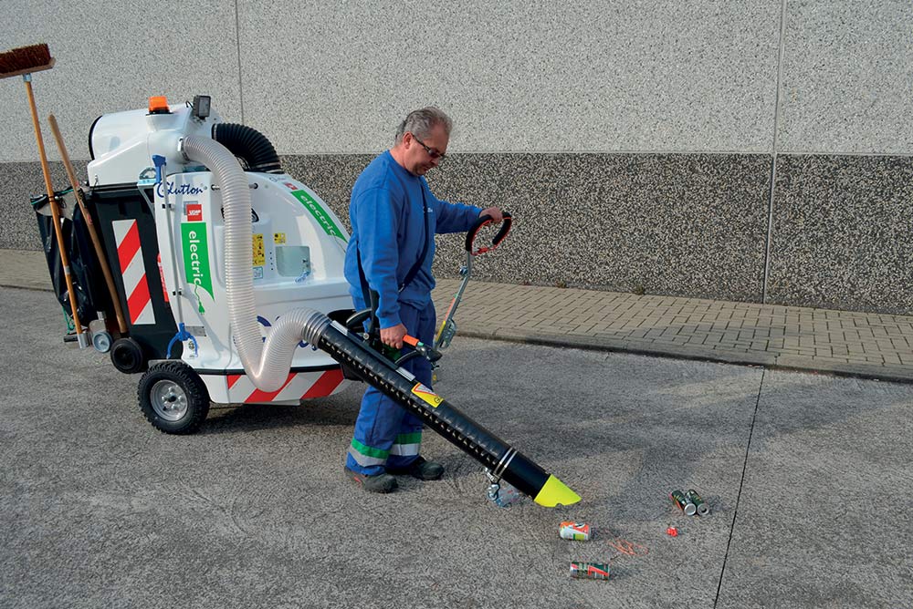 Glutton® - Electric urban and industrial waste vacuum cleaners