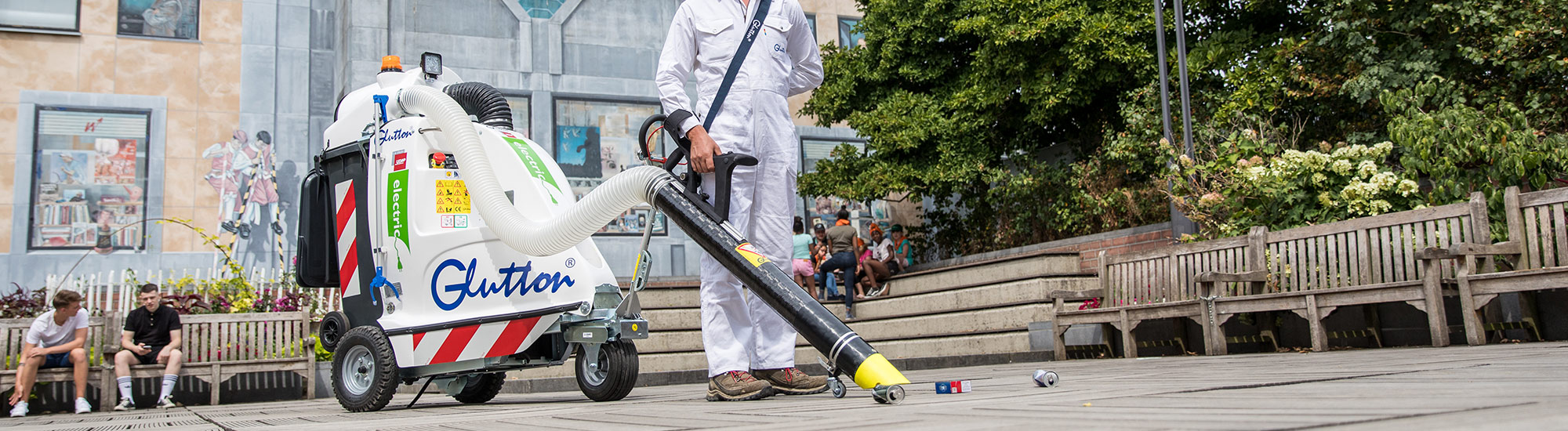 Glutton® - Aspirateurs électriques de déchets urbains et industriels